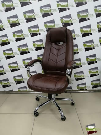 Кресло Everprof Drift M Экокожа Коричневый