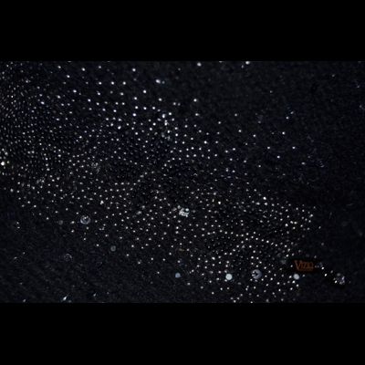 Черная вязаная кепка с пайетками и украшениями Италия Vizio 6978