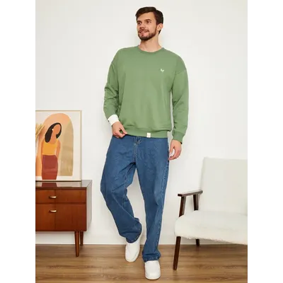 МУЖСКОЙ СВИТШОТ ОЛИВА "ВДОХНОВЕНИЕ"