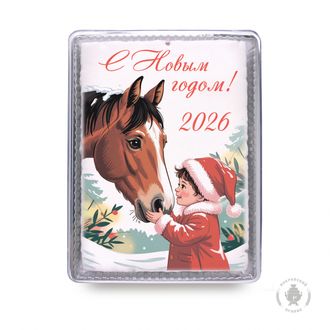 Девочка и лошадь "С Новым годом! 2026" (600 гр)