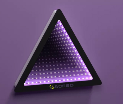 Светозвуковая панель "Бесконечность треугольник"