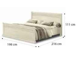 Кровать "Tiziano" с изножьем 180х200 см
