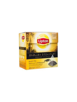 Чай Lipton English Breakfast черный 20 пакетиков