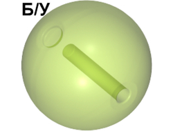 ! Б/У - Ball, Bionicle Zamor Sphere, Trans-Bright Green (54821 / 4296080 / 4655587) - Б/У