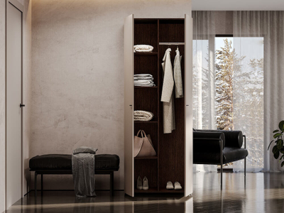 Гиза Шкаф 2х ств Меланж/Венге