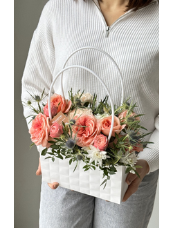 Цветочная композиция 68 на день влюбленных