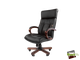 Офисное кресло Chairman 421 Россия нат.кожа/экокожа черная (мультиблок)