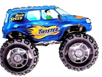 Шар 36 см Мини-фигура "Транспорт" МИКС