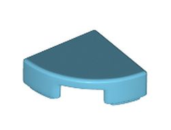 Tile, Round 1 x 1 Quarterбыло 14, Medium Azure (25269 / 6150307)
