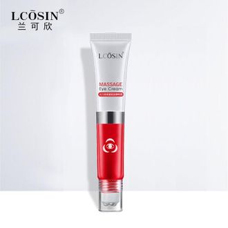 LCOSIN Крем для кожи вокруг глаз Massage Eye Cream с массажными роликами