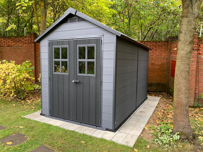 Сарай "Ньютон 7511" (размеры 210 х 342 см), серый