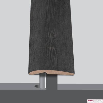 Профиль переходной Haro Дуб Контура Черный 409913, 0,9 м