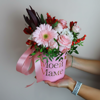 Цветочная композиция для мамы № 608