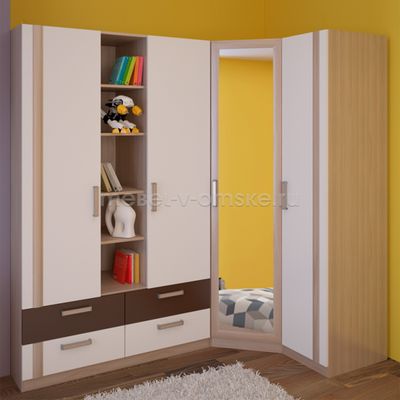 Шкаф волкер М02 3-х секционный