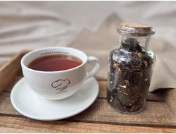 Чай с апельсином и корицей - Рождественский пудинг (80г) в стеклянной бутылке