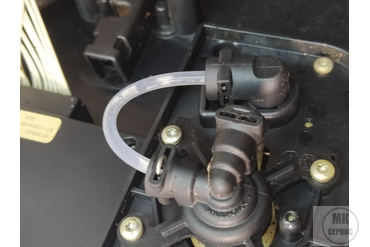 Трубка капучинатора забита накипью