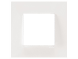 Рамка 1 пост матовая белая Efapel Quadro 45