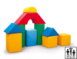 Мягкий модульный Конструктор «Гномик»