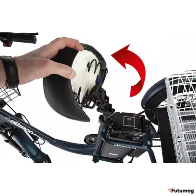 Трицикл Eltreco Porter Fat 500 UP! Темно-синий