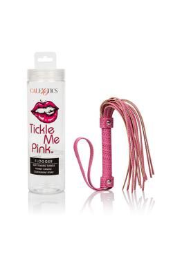 Флогер (многохвостая гладкая плеть) Tickle Me Pink