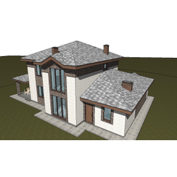 Двухэтажный дом с тремя спальнями 286м² (S84)