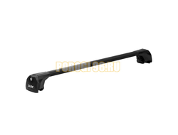 Багажник на крышу автомобиля LUX SCOUT черный для Chery Tiggo 7 Pro MAX (рейлинг цельный металлический) 2022-… на интегрированные рейлинги