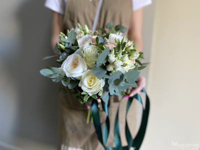 Букет невесты & Бутоньерка № 1314