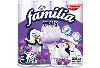 Familia Plus ტუალეტის ქაღალდი 32