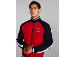 Теплый спортивный костюм СССР, 12SKM-1038 (красный)