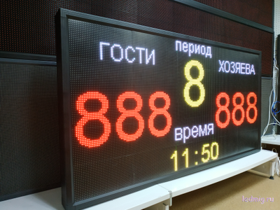 Табло для спорта RGB 850*1650мм