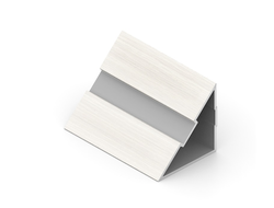 БД Угловой  профиль L=5400мм  Белый дуб  ARISTO