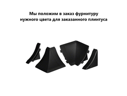 Фурнитура к плинтусу для столешницы Thermoplast AP860