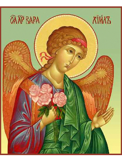 Ангел-Хранитель. Рукописная икона.