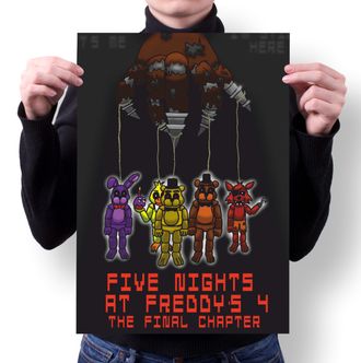 Плакат по игре Five Nights at Freddy’s , Пять ночей у Фредди № 7