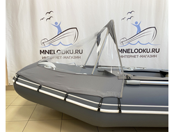 Тент носовой прозрачный Аква 3200 НДНД вид сбоку