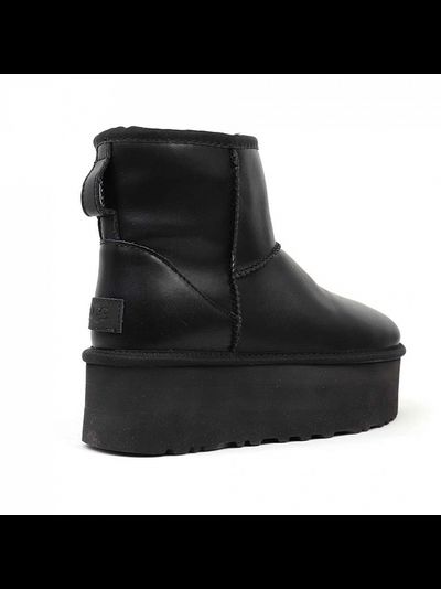 UGG Classic Mini Platform Leather Black