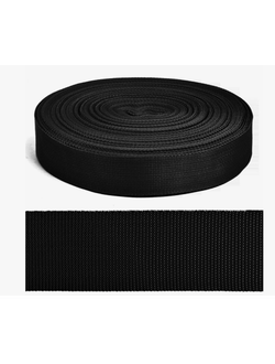 Стропа ( тесьма ременная) 20 мм, черная
