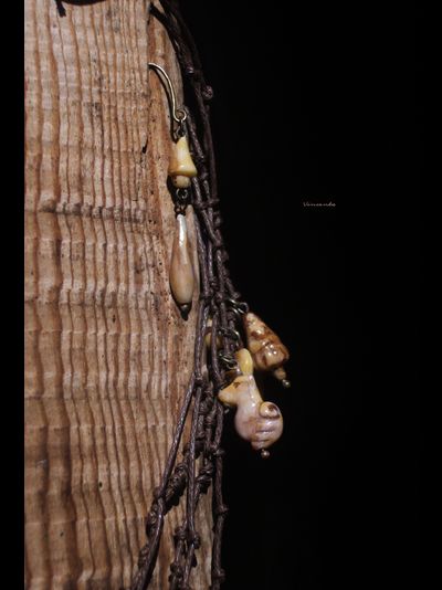 Фарфоровый комплект-талисман из колье и серёжек &quot;Древняя Магия&quot;