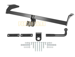 Фаркоп, шар A, 1200/75 кг. Atlas для Lada Niva / Travel (Chevrolet Niva) 2002-2020 / 2020-…