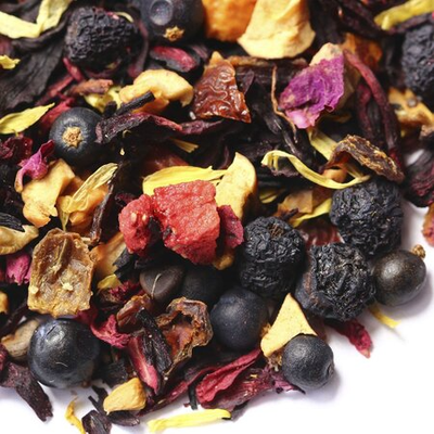 Чай фруктовый Красный сарафан, ароматизированный