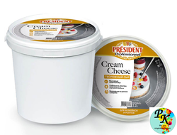 Сыр творожный 65% 2,2 кг  Creme Cheese БЗМЖ, President Professional, Россия