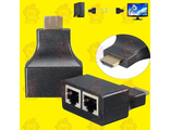 HDMI-2x RJ45, переходник адаптер (PC/PS3/Full HD/3D/Blu-Ray)