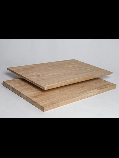 Мебельный щит из ясеня цельноламельный