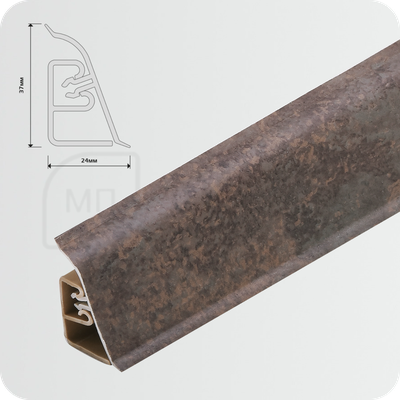 Плинтус для столешницы CEZAR BL44 104 Ферро бронза