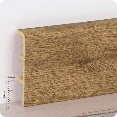 Плинтус ПВХ Рико Концепт 80мм 2,2м. 80208