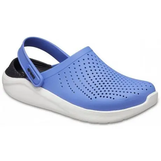 CROCS LITERIDE СИНИЕ С БЕЛЫМ