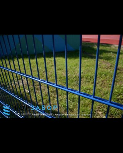 Раздвижные оцинкованные 2D ворота из сварных прутьев