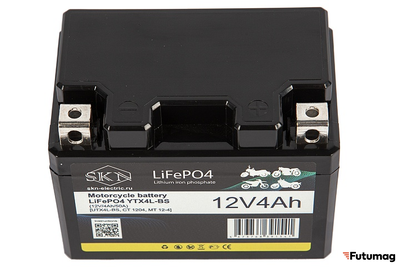 Аккумулятор для мототехники SKN LiFePO4 YTX4L-BS (12V/4Ah/50A)