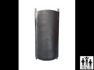 Боксёрская настенная подушка полукруглая кожа