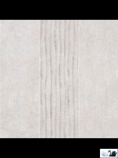 Плитка настенная Belani Норд Декор 1 серый 25 х 75 см Береза керамика